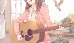 吉他女孩漫画,青春旋律中的梦想与成长